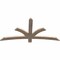 Ekena Millwork Davenport Smooth Timber Gable Bracket, Douglas Fir, 60"W x 30"H x 1 1/2"D x 3 1/2"F, 12/12 Pitch GBW060X30X0204DAV00SDF - alternate 2